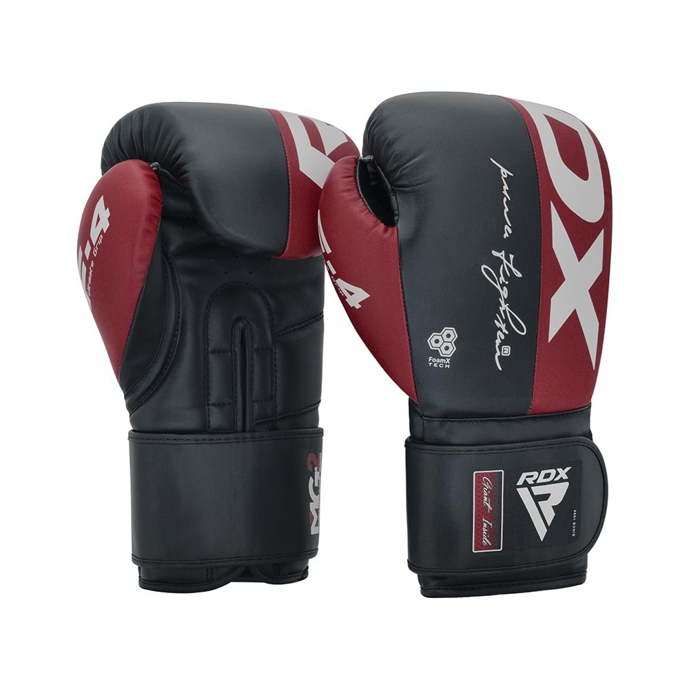 RDX REX F4 BOKS ELDİVENİ - BORDO/SİYAH - 14 OZ - RDX0001-BORDO/SİYAH-14 OZ
